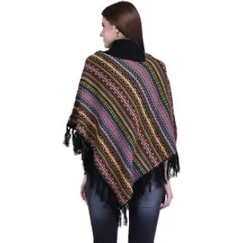 eWools Women Winter Wear Woolen Poncho